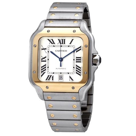 cartier montre santos homme|cartier santos watch cost.